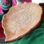 Leaf Shaped Clay Tray